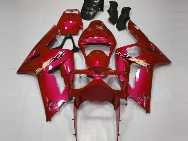 Candy Rot 03-04 Kawasaki ZX6R Verkleidung Candy Rot 03-04 Kawasaki ZX6R Verkleidung