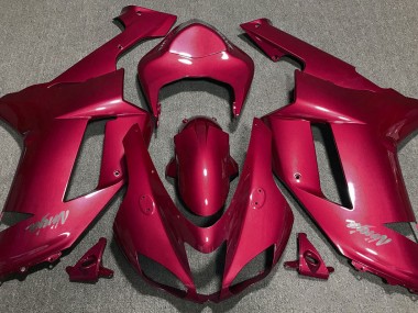 Candy Rot 07-08 Kawasaki ZX6R Verkleidung