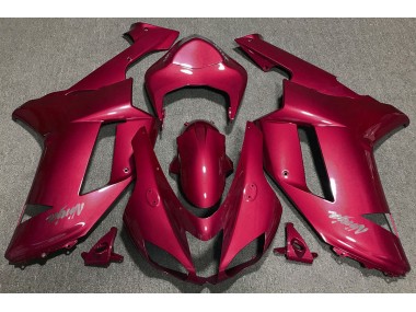 Candy Rot 07-08 Kawasaki ZX6R Verkleidung