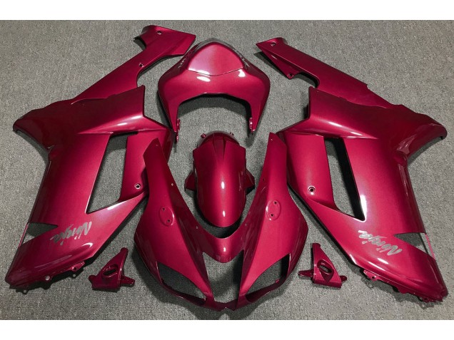 Candy Rot 07-08 Kawasaki ZX6R Verkleidung Candy Rot 07-08 Kawasaki ZX6R Verkleidung