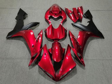 Candy-Rot & Schwarz 04-06 Yamaha R1 Verkleidung