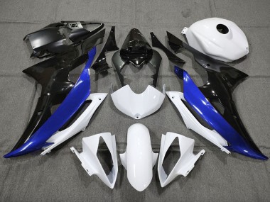 Custom Blau Schwarz & Weiß 08-16 Yamaha R6 Verkleidung