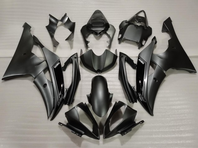 Doppelschwarz 08-16 Yamaha R6 Verkleidung Doppelschwarz 08-16 Yamaha R6 Verkleidung