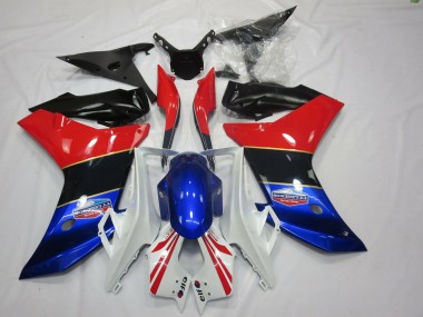 Dreifarbiger Goldener Streifen 11-12 Honda CBR600F Verkleidung