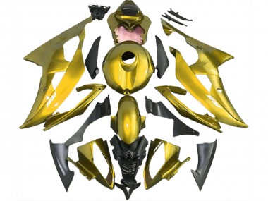 Dunkelgelb 08-16 Yamaha R6 Verkleidung