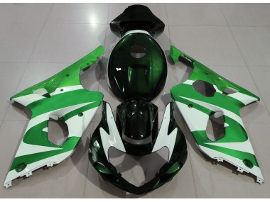 Dunkelgrün 00-02 Suzuki GSXR 1000 Verkleidung