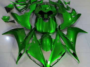 Dunkelgrün 04-06 Yamaha R1 Verkleidung