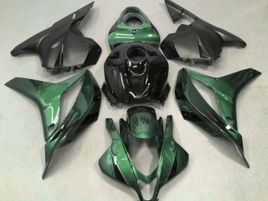 Dunkelgrün Mit Schwarz 09-12 Honda CBR600RR Verkleidung