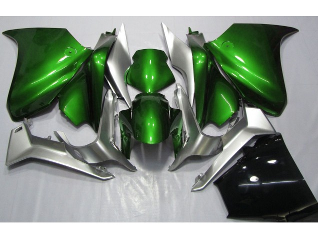 Dunkelgrün & Silber 10-13 Honda VFR1200 Verkleidung Dunkelgrün & Silber 10-13 Honda VFR1200 Verkleidung