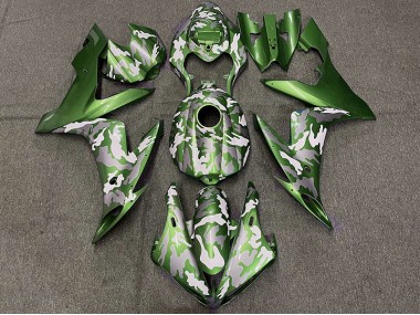 Dunkelgrün Tarnung 04-06 Yamaha R1 Verkleidung