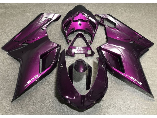 Dunkelpink 07-14 Ducati 848 1098 1198 Verkleidung Dunkelpink 07-14 Ducati 848 1098 1198 Verkleidung