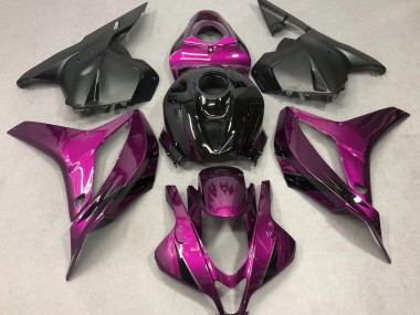 Dunkelrosa Mit Schwarz 09-12 Honda CBR600RR Verkleidung