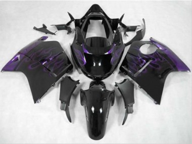 Dunkelviolett Flame 96-07 Honda CBR1100XX Verkleidung