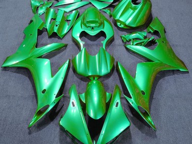 Einfarbig Grün 04-06 Yamaha R1 Verkleidung