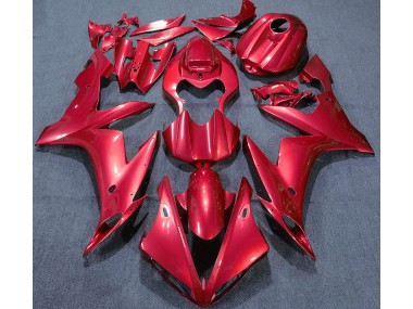 Einfarbig Rot 04-06 Yamaha R1 Verkleidung