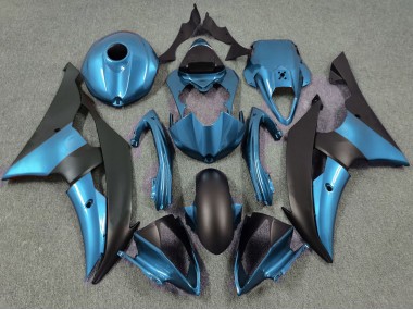 Elektrisches Blau & Matt Schwarz 08-16 Yamaha R6 Verkleidung