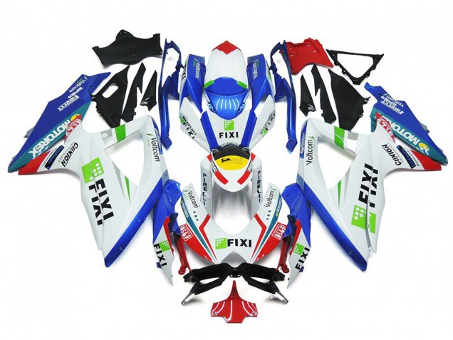 Fixi Benutzerdefiniert 08-10 Suzuki GSXR 600-750 Verkleidung Fixi Benutzerdefiniert 08-10 Suzuki GSXR 600-750 Verkleidung