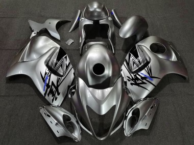 Flüssiges Silber & Blau 08-20 Suzuki GSXR 1300 Verkleidung