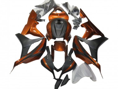 Gebranntes Orange & Matt Schwarz 07-08 Honda CBR600RR Verkleidung