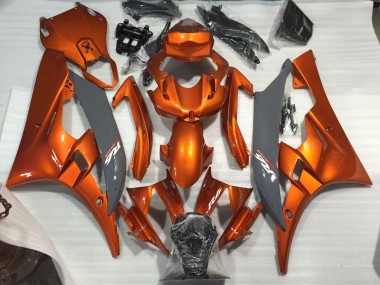 Gebranntes Orange & Nardo 06-07 Yamaha R6 Verkleidung