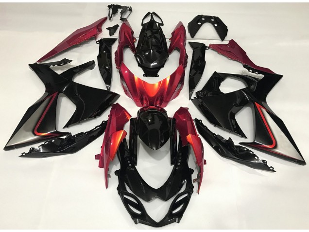 Gebranntes Orange & Schwarz 09-16 Suzuki GSXR 1000 Verkleidung Gebranntes Orange & Schwarz 09-16 Suzuki GSXR 1000 Verkleidung