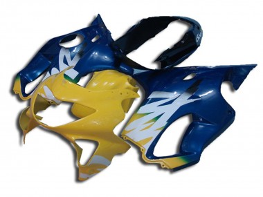 Gelb & Blau 99-00 Honda CBR600 F4 Verkleidung