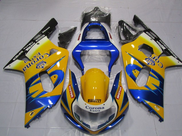 Gelb Corona 01-03 Suzuki GSXR 600-750 Verkleidung Gelb Corona 01-03 Suzuki GSXR 600-750 Verkleidung
