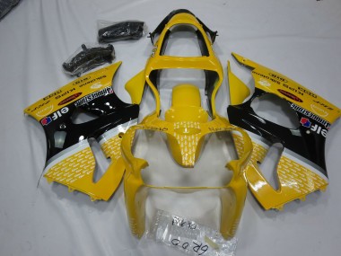 Gelb Elf 00-02 Kawasaki ZX6R Verkleidung