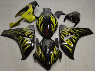 Gelb Flamme 08-11 Honda CBR1000RR Verkleidung