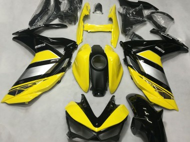 Gelb & Glänzendes Schwarz 15-18 Yamaha R3 Verkleidung