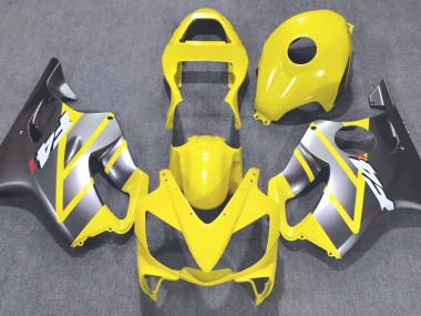Gelb & Matt Silber 01-03 Honda CBR600 F4i Verkleidung