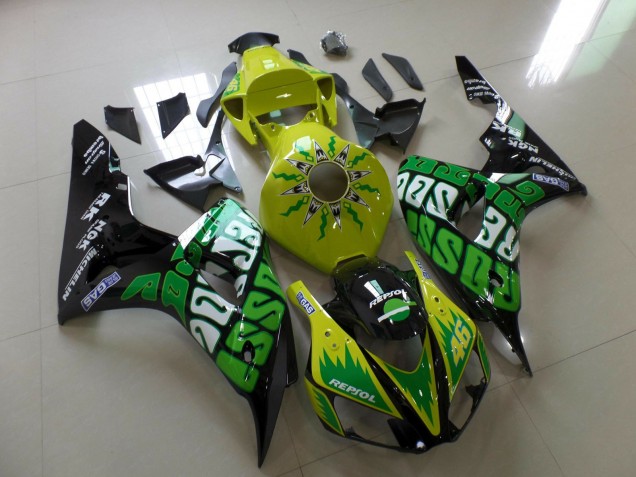 Gelb Rossi 06-07 Honda CBR1000RR Verkleidung Gelb Rossi 06-07 Honda CBR1000RR Verkleidung