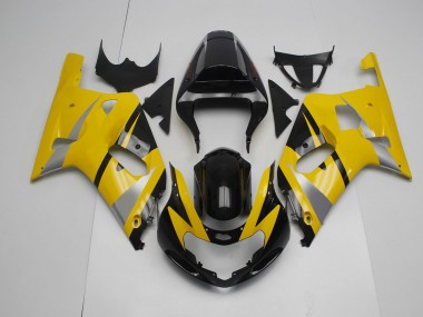 Gelb & Schwarz 01-03 Suzuki GSXR 600-750 Verkleidung