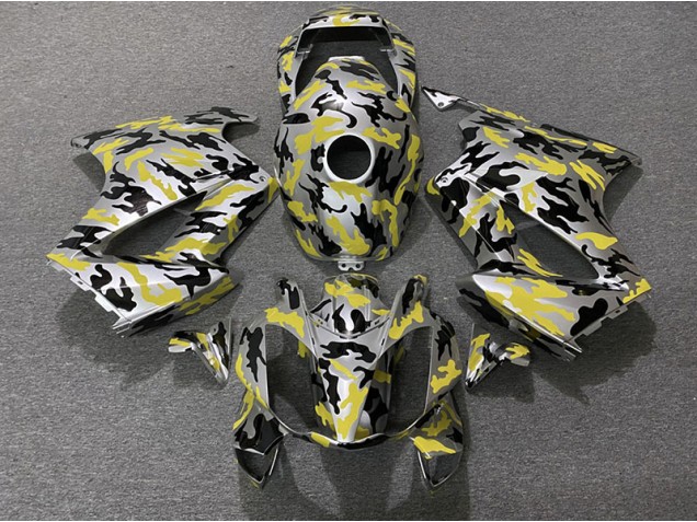 Gelb Tarnung 02-12 Honda VFR800 Verkleidung Gelb Tarnung 02-12 Honda VFR800 Verkleidung