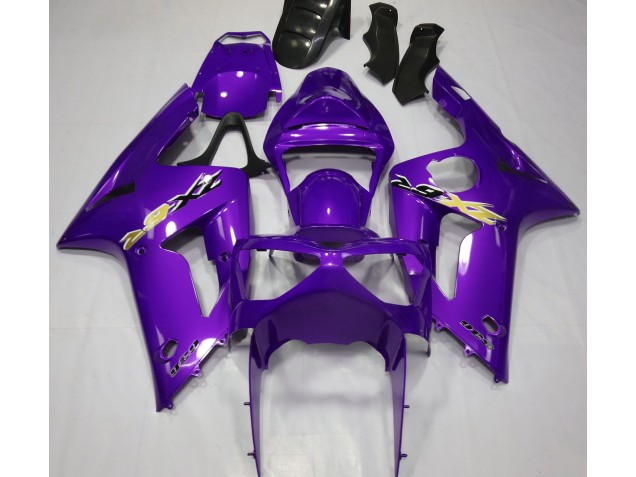 Glanz Lila 03-04 Kawasaki ZX6R Verkleidung Glanz Lila 03-04 Kawasaki ZX6R Verkleidung