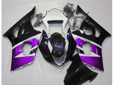 Glanz Lila & Weiß 03-04 Suzuki GSXR 1000 Verkleidung