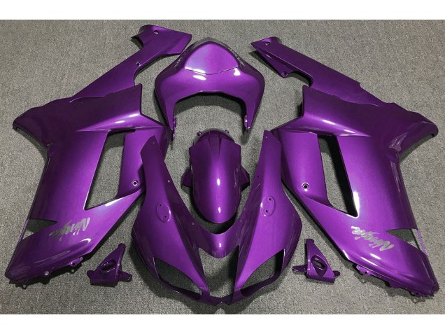Glanz Lila 07-08 Kawasaki ZX6R Verkleidung Glanz Lila 07-08 Kawasaki ZX6R Verkleidung