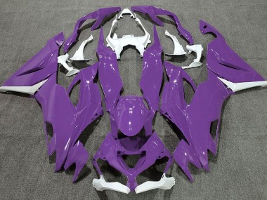 Glanz Lila & Weiß 19-23 Kawasaki ZX6R Verkleidung
