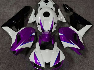 Glanz Lila Weiß & Blau 13-23 Honda CBR600RR Verkleidung
