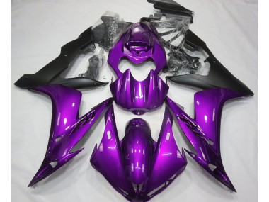 Glanz Lila & Schwarz 04-06 Yamaha R1 Verkleidung
