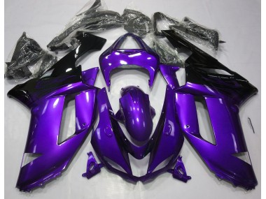 Glanz Lila & Schwarz 07-08 Kawasaki ZX6R Verkleidung