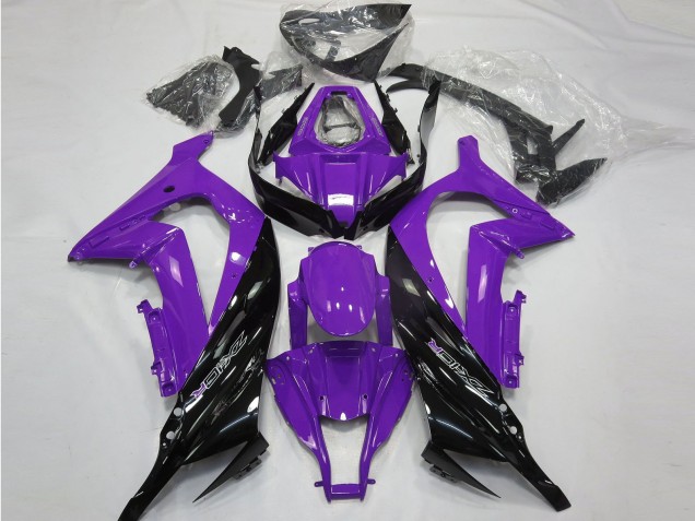 Glanz Lila & Schwarz 11-15 Kawasaki ZX10R Verkleidung Glanz Lila & Schwarz 11-15 Kawasaki ZX10R Verkleidung