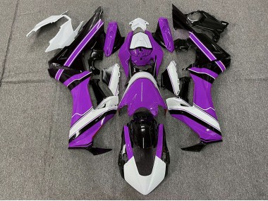 Glanz Lila Weiß & Schwarz 17-23 Honda CBR1000RR Verkleidung