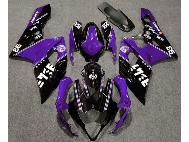 Glanz Lila & Schwarz Benutzerdefiniert 05-06 Suzuki GSXR 1000 Verkleidung