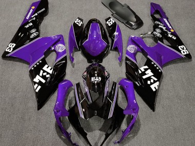 Glanz Lila & Schwarz Benutzerdefiniert 05-06 Suzuki GSXR 1000 Verkleidung