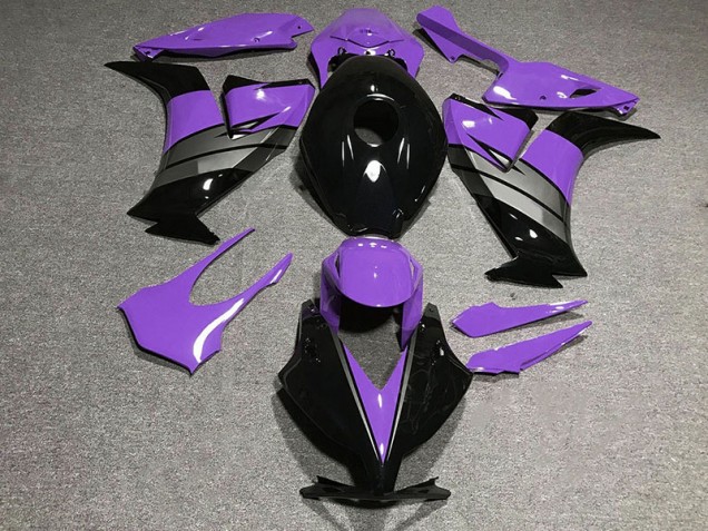 Glanz Lila Schwarz & Grau 12-16 Honda CBR1000RR Verkleidung Glanz Lila Schwarz & Grau 12-16 Honda CBR1000RR Verkleidung