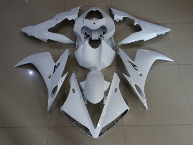 Glänzend Weiß 04-06 Yamaha R1 Verkleidung