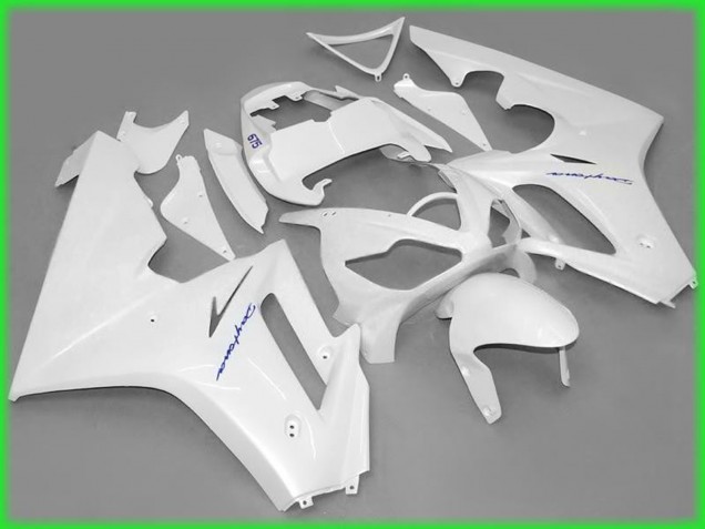 Glänzend Weiß 06-08 Triumph Daytona 675 Verkleidung Glänzend Weiß 06-08 Triumph Daytona 675 Verkleidung