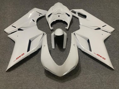 Glänzend Weiß 07-14 Ducati 848 1098 1198 Verkleidung