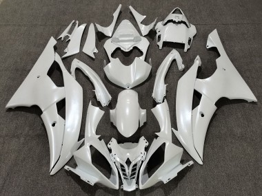 Glänzend Weiß 08-16 Yamaha R6 Verkleidung